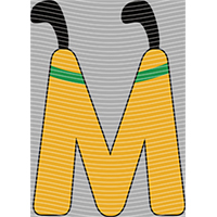 Cartoon letters-CL 316